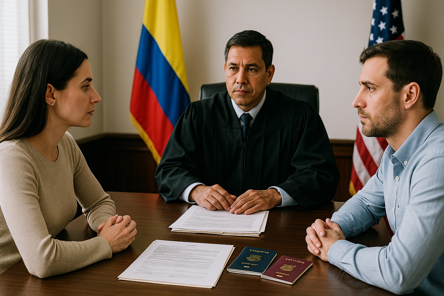 Custodia y patria potestad con elemento internacional en Colombia